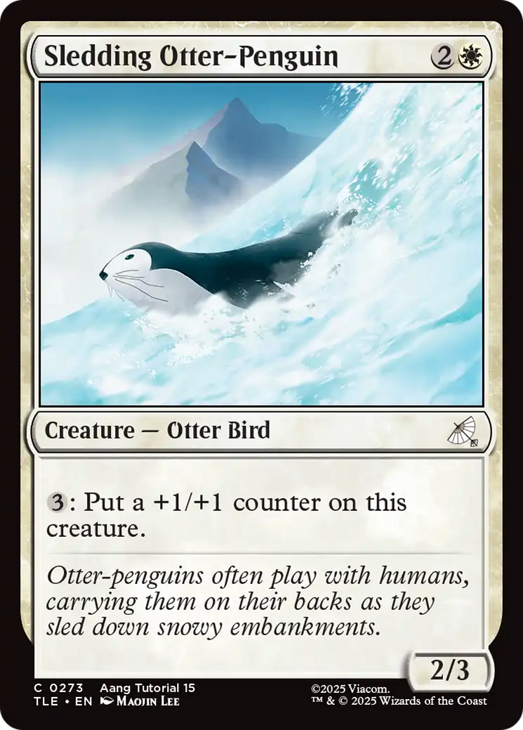 Sledding Otter-Penguin (0273) [Avatar: The Last Airbender: Eternal-Legal] | Game Master's Emporium (The New GME)