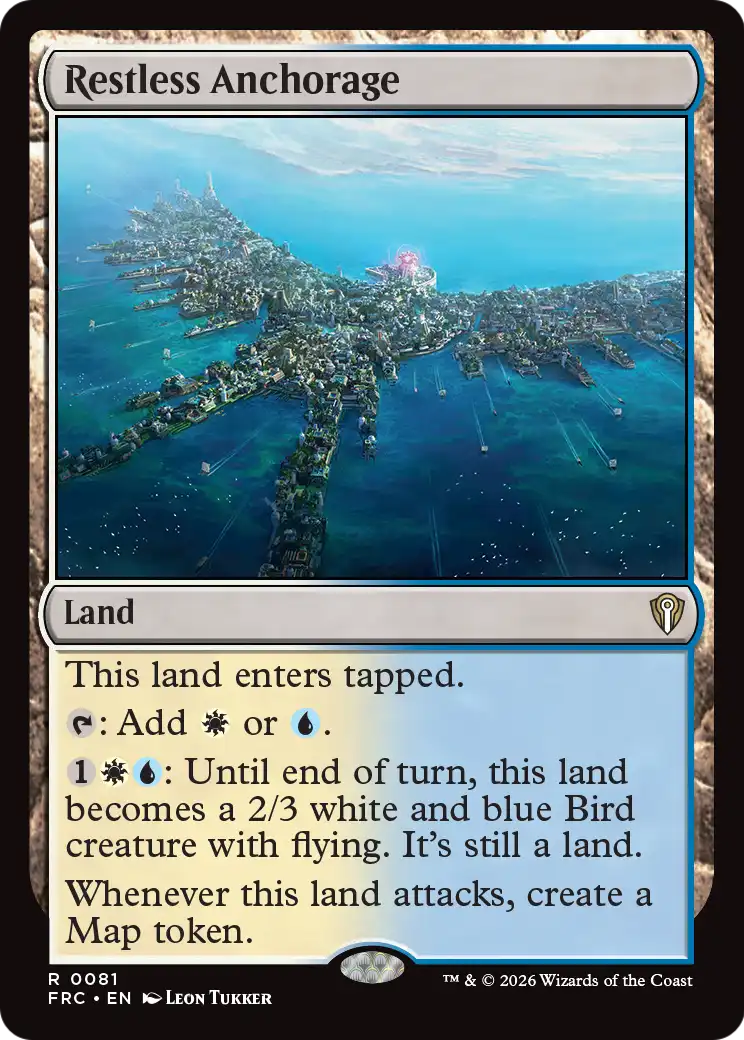 Restless Anchorage [Reality Fracture Commander] | Game Master's Emporium (The New GME)