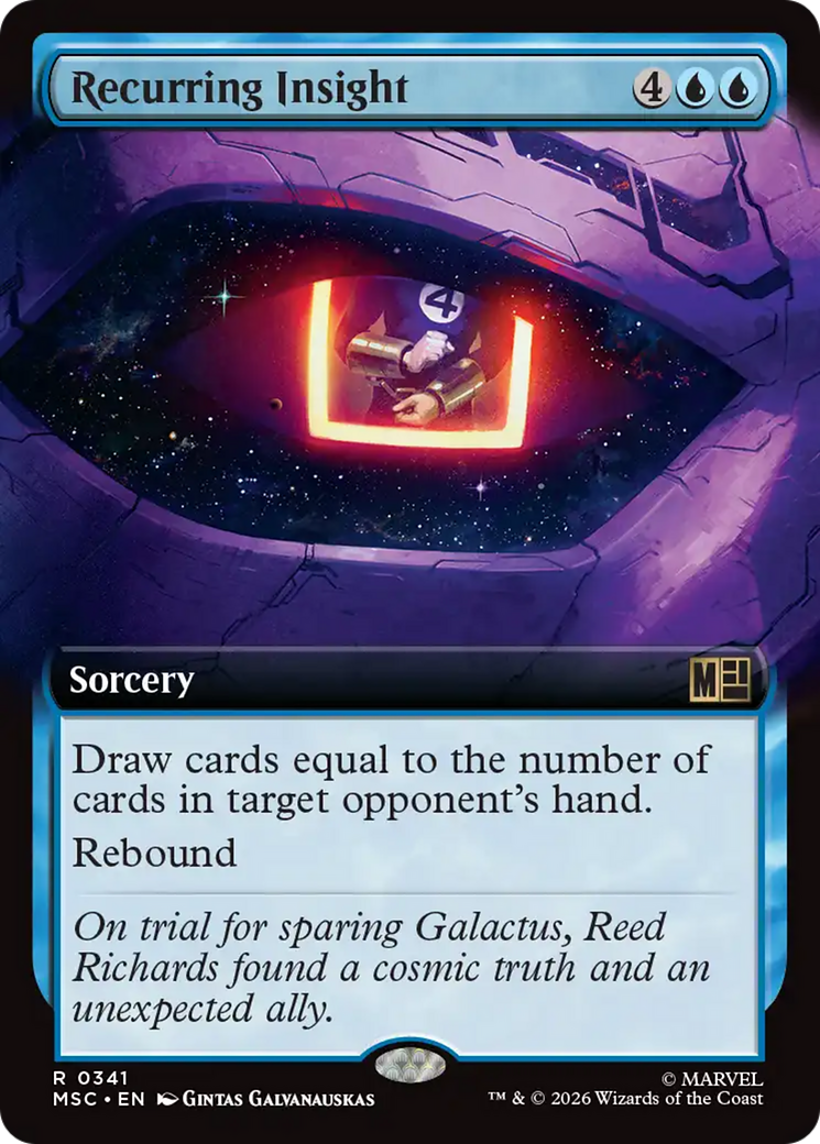 Recurring Insight (Extended Art) [Marvel Super Heroes Commander] | Game Master's Emporium (The New GME)