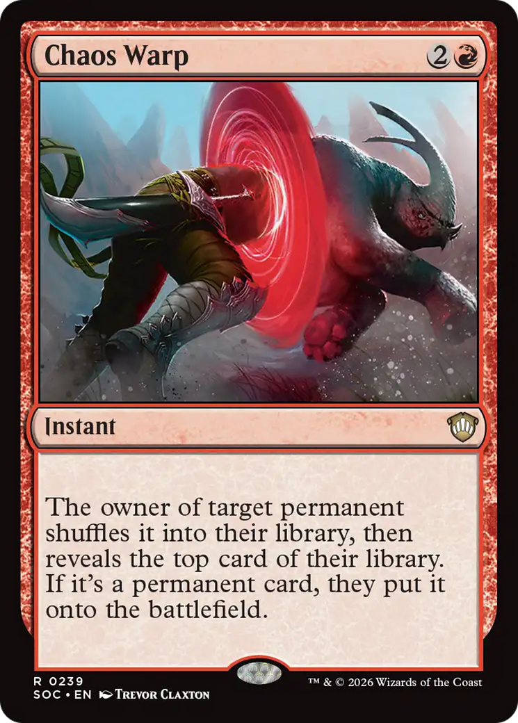 Chaos Warp [Secrets of Strixhaven Commander] | Game Master's Emporium (The New GME)