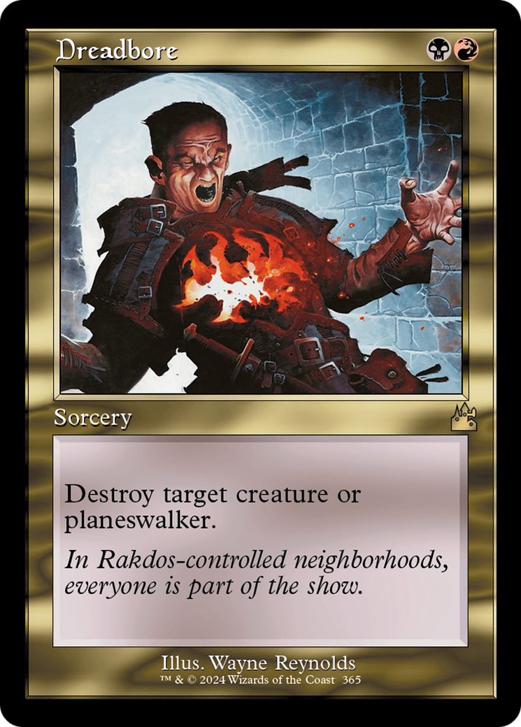 Dreadbore (Retro Frame) [Ravnica Remastered] | Game Master's Emporium (The New GME)