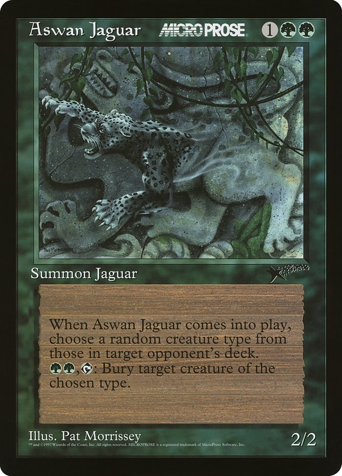 Aswan Jaguar [MicroProse Promos] | Game Master's Emporium (The New GME)