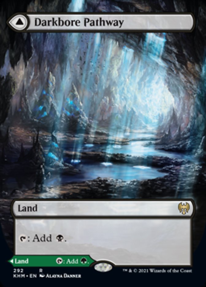 Darkbore Pathway // Slitherbore Pathway (Borderless Alternate Art) [Kaldheim] | Game Master's Emporium (The New GME)