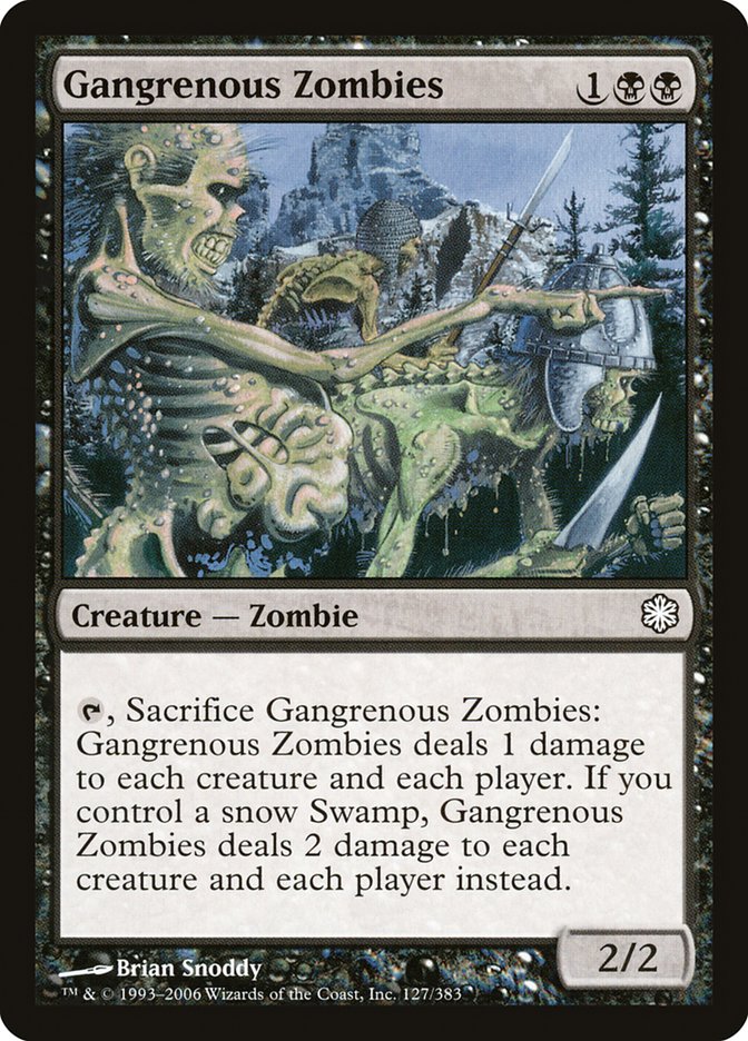 Gangrenous Zombies [Coldsnap Theme Decks] | Game Master's Emporium (The New GME)
