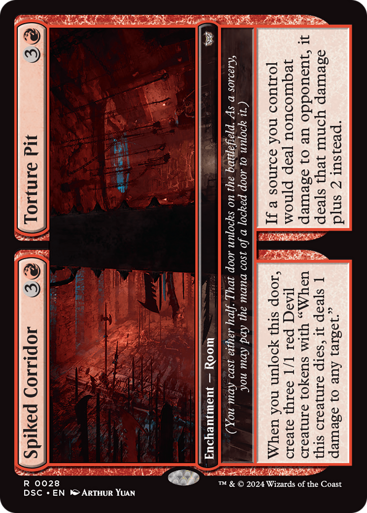 Spiked Corridor // Torture Pit [Duskmourn: House of Horror Commander] | Game Master's Emporium (The New GME)