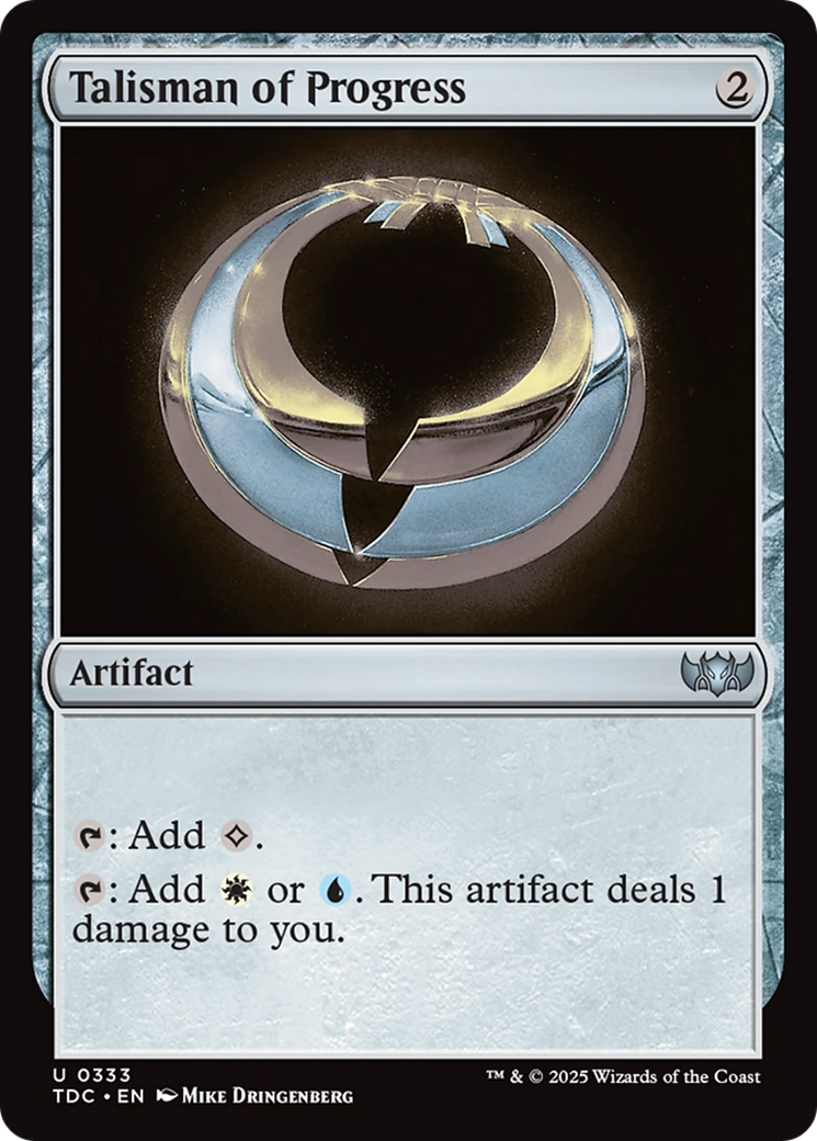Talisman of Progress [Tarkir: Dragonstorm Commander] | Game Master's Emporium (The New GME)