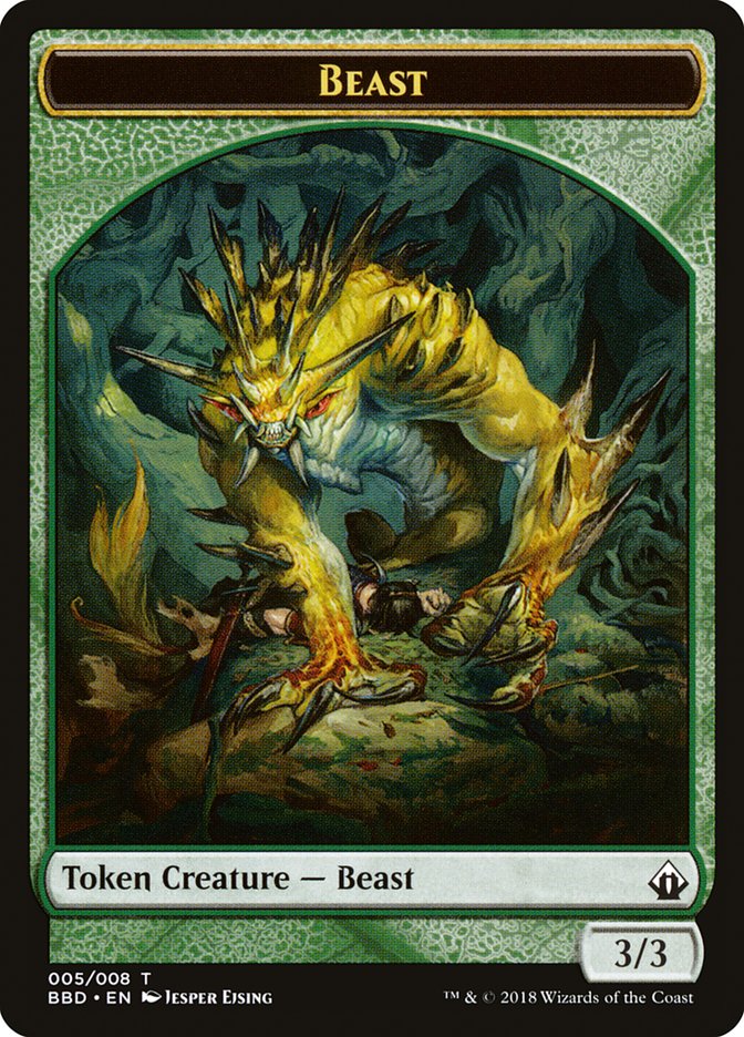 Beast Token [Battlebond Tokens] | Game Master's Emporium (The New GME)