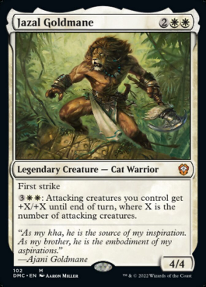 Jazal Goldmane [Dominaria United Commander] | Game Master's Emporium (The New GME)
