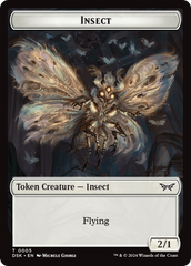 Insect (0005) // Manifest Double-Sided Token [Duskmourn: House of Horror Tokens] | Game Master's Emporium (The New GME)