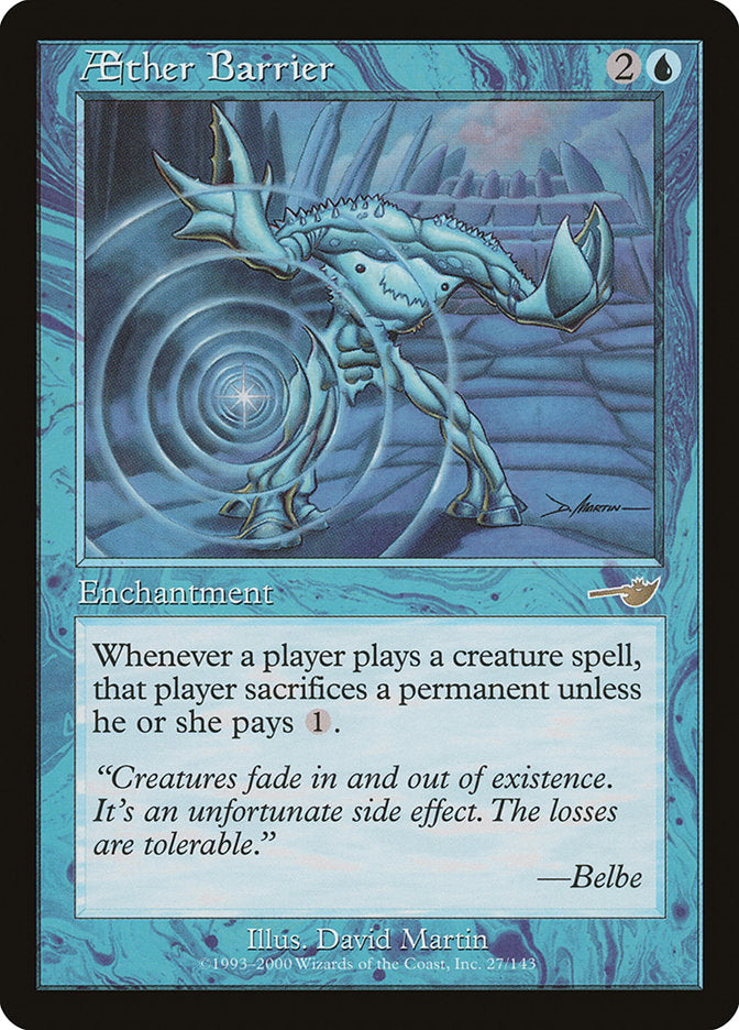 Aether Barrier [Nemesis] | Game Master's Emporium (The New GME)