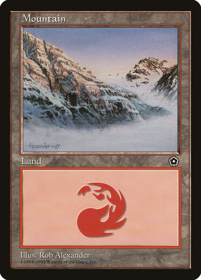 Mountain (Signature on Left / Cave on Left) [Portal Second Age] | Game Master's Emporium (The New GME)