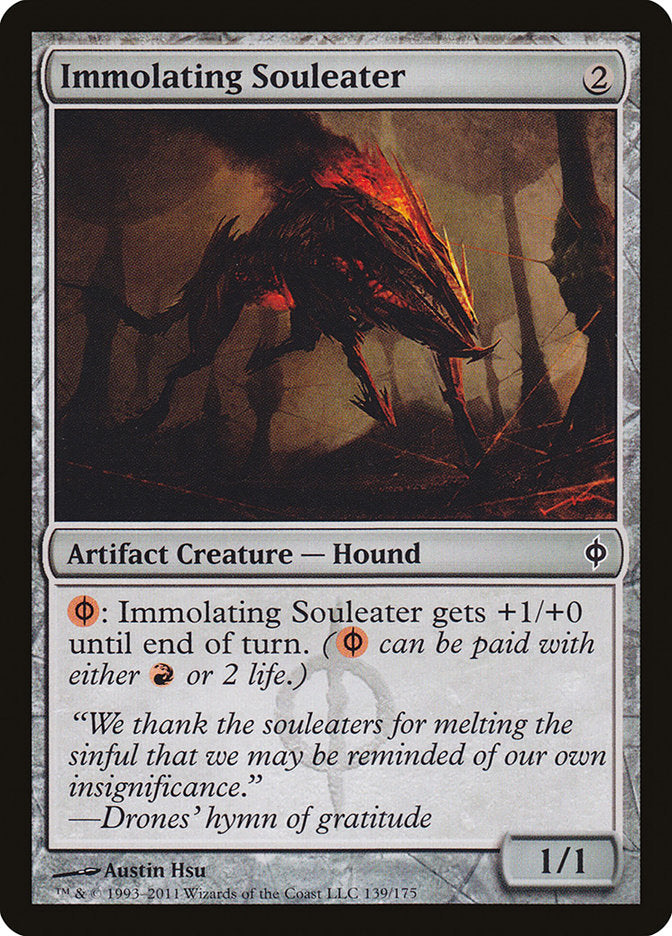 Immolating Souleater [New Phyrexia] | Game Master's Emporium (The New GME)