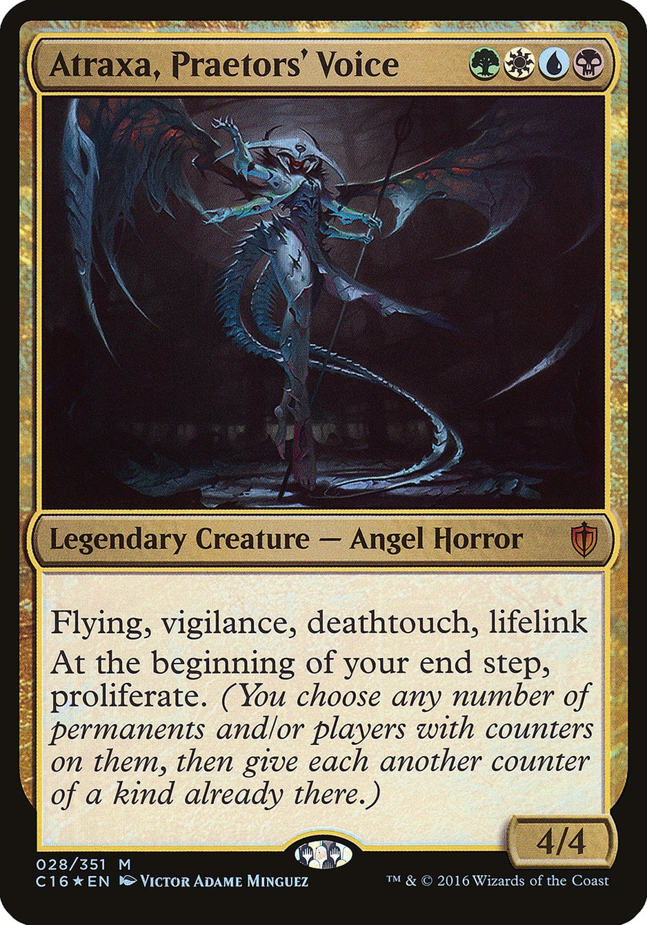 Atraxa, Praetors' Voice (Oversized) [Commander 2016 Oversized] | Game Master's Emporium (The New GME)