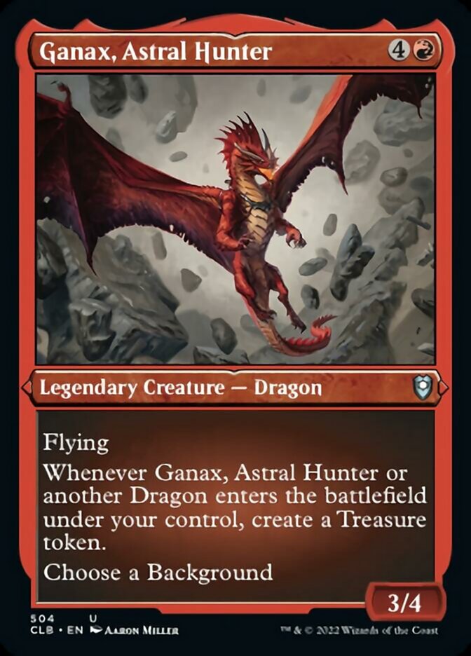 Ganax, Astral Hunter (Foil Etched) [Commander Legends: Battle for Baldur's Gate] | Game Master's Emporium (The New GME)