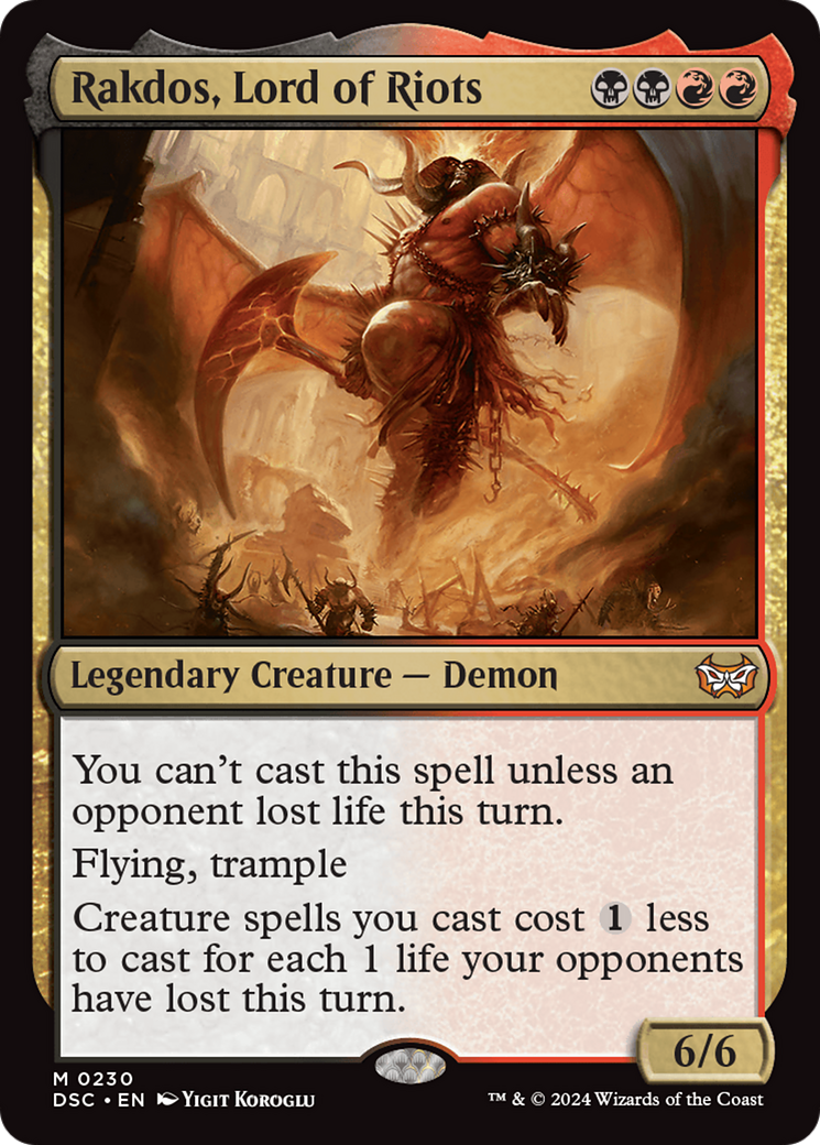 Rakdos, Lord of Riots [Duskmourn: House of Horror Commander] | Game Master's Emporium (The New GME)