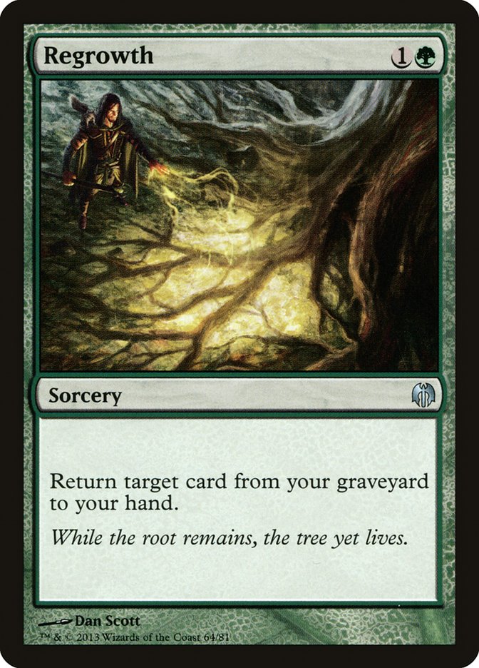 Regrowth [Duel Decks: Heroes vs. Monsters] | Game Master's Emporium (The New GME)
