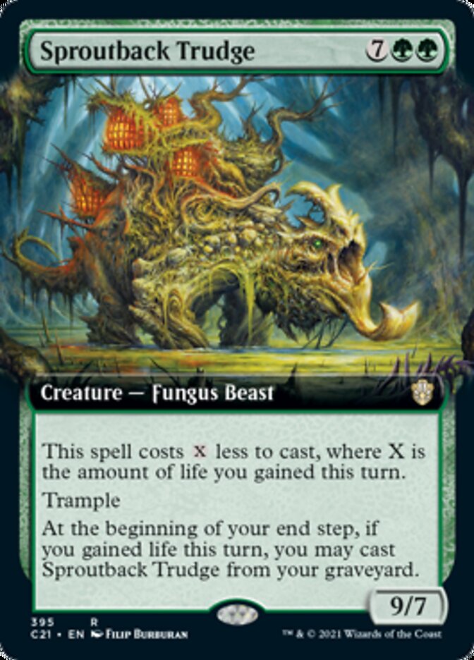 Sproutback Trudge (Extended Art) [Commander 2021] | Game Master's Emporium (The New GME)