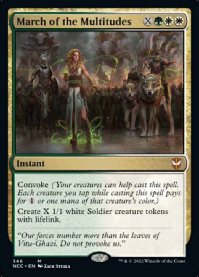 March of the Multitudes [Streets of New Capenna Commander] | Game Master's Emporium (The New GME)