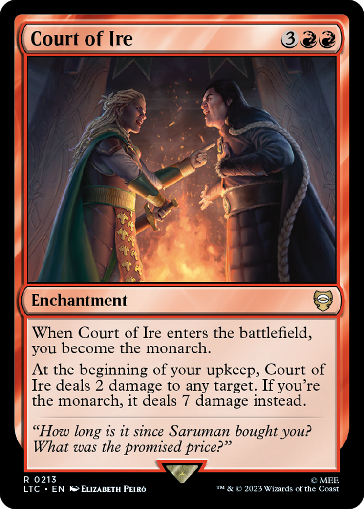 Court of Ire [The Lord of the Rings: Tales of Middle-Earth Commander] | Game Master's Emporium (The New GME)