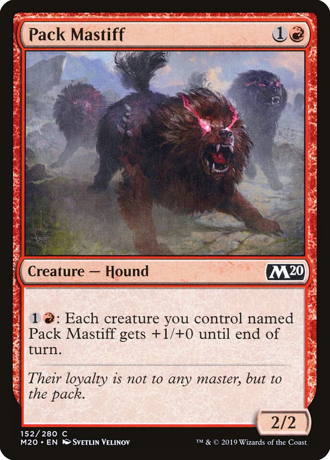 Pack Mastiff [Core Set 2020] | Game Master's Emporium (The New GME)
