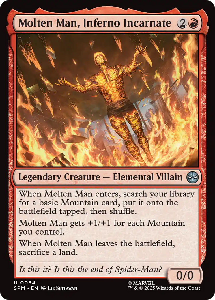 Molten Man, Inferno Incarnate [Marvel's Spider-Man] | Game Master's Emporium (The New GME)
