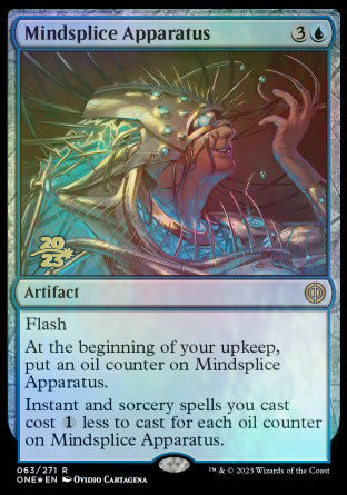 Mindsplice Apparatus [Phyrexia: All Will Be One Prerelease Promos] | Game Master's Emporium (The New GME)