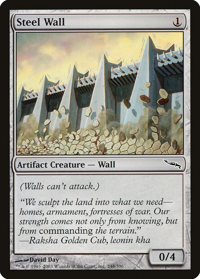Steel Wall [Mirrodin] | Game Master's Emporium (The New GME)