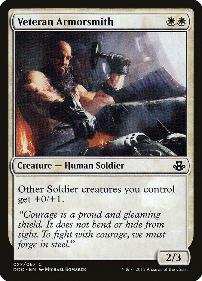 Veteran Armorsmith [Duel Decks: Elspeth vs. Kiora] | Game Master's Emporium (The New GME)