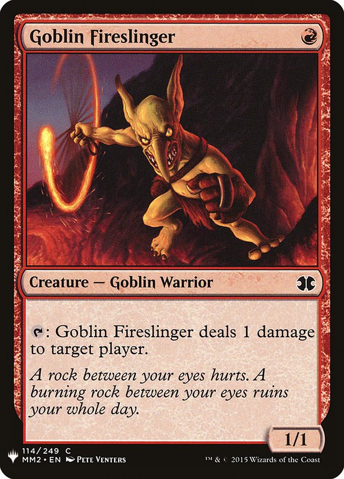 Goblin Fireslinger [Mystery Booster] | Game Master's Emporium (The New GME)