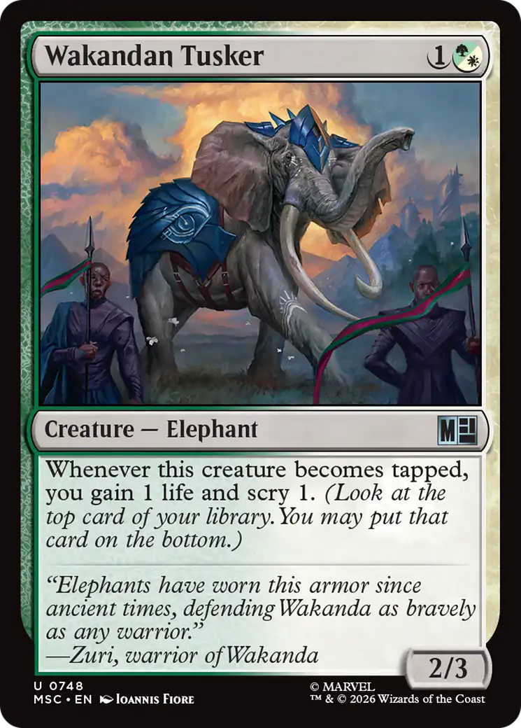 Wakandan Tusker [Marvel Super Heroes Commander] | Game Master's Emporium (The New GME)