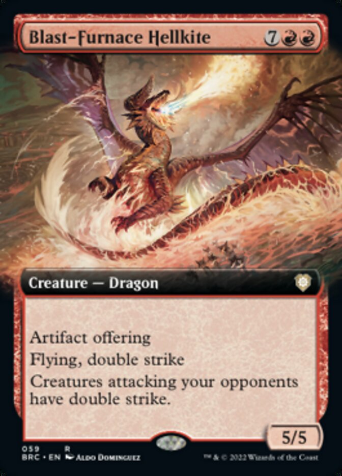 Blast-Furnace Hellkite (Extended Art) [The Brothers' War Commander] | Game Master's Emporium (The New GME)