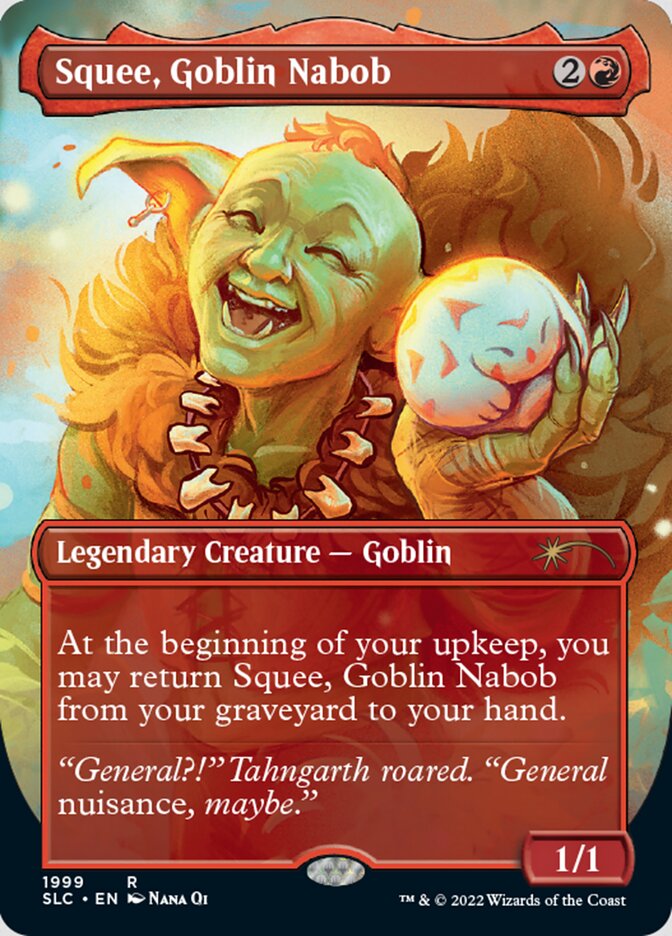 Squee, Goblin Nabob (Borderless) [Secret Lair Countdown Kit] | Game Master's Emporium (The New GME)