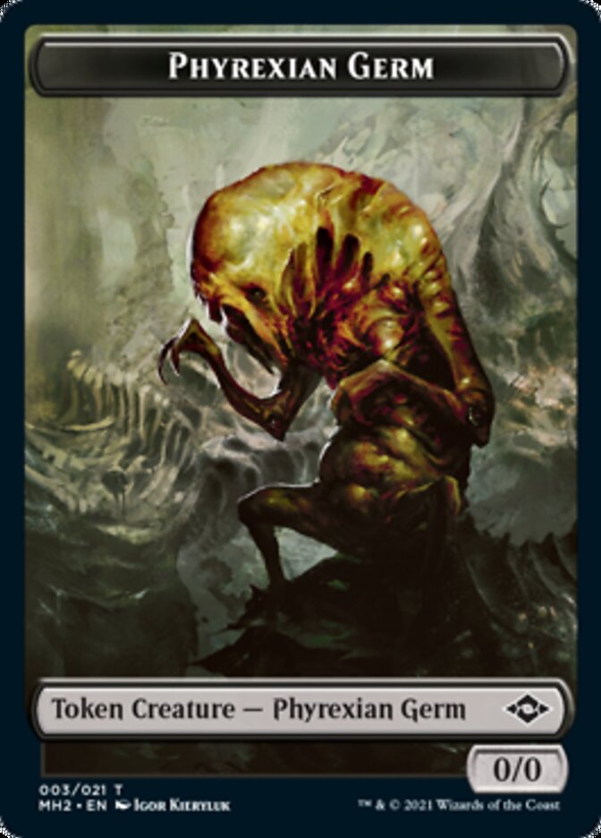 Phyrexian Germ // Treasure (21) Double-Sided Token [Modern Horizons 2 Tokens] | Game Master's Emporium (The New GME)