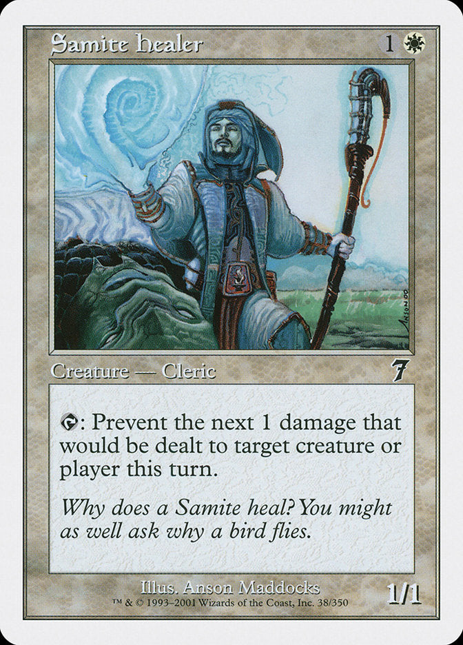 Samite Healer [Seventh Edition] | Game Master's Emporium (The New GME)