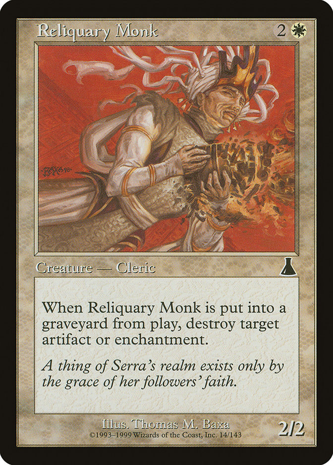 Reliquary Monk [Urza's Destiny] | Game Master's Emporium (The New GME)