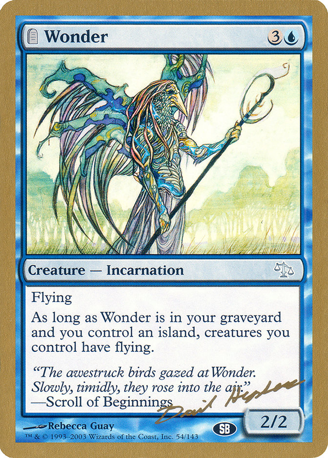 Wonder (Dave Humpherys) (SB) [World Championship Decks 2003] | Game Master's Emporium (The New GME)