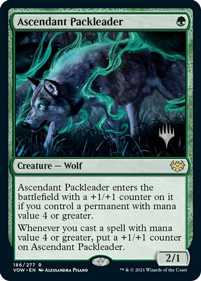 Ascendant Packleader (Promo Pack) [Innistrad: Crimson Vow Promos] | Game Master's Emporium (The New GME)