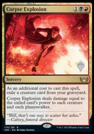 Corpse Explosion (Promo Pack) [Streets of New Capenna Promos] | Game Master's Emporium (The New GME)