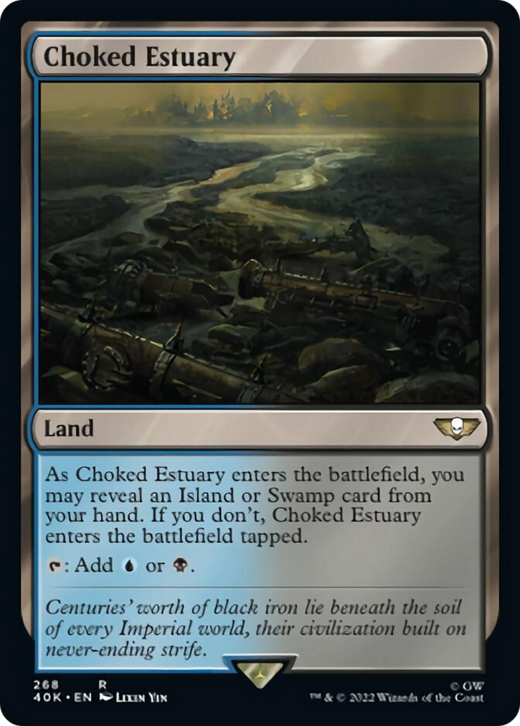 Choked Estuary (Surge Foil) [Warhammer 40,000] | Game Master's Emporium (The New GME)