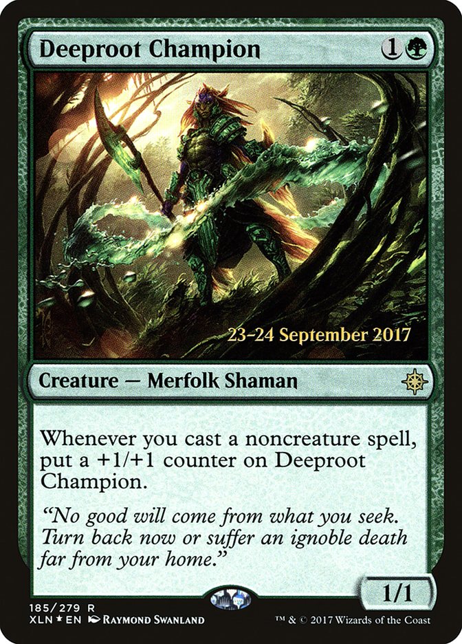 Deeproot Champion [Ixalan Prerelease Promos] | Game Master's Emporium (The New GME)