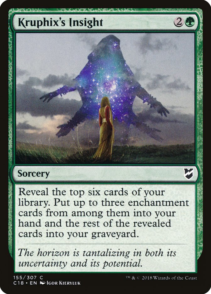 Kruphix's Insight [Commander 2018] | Game Master's Emporium (The New GME)