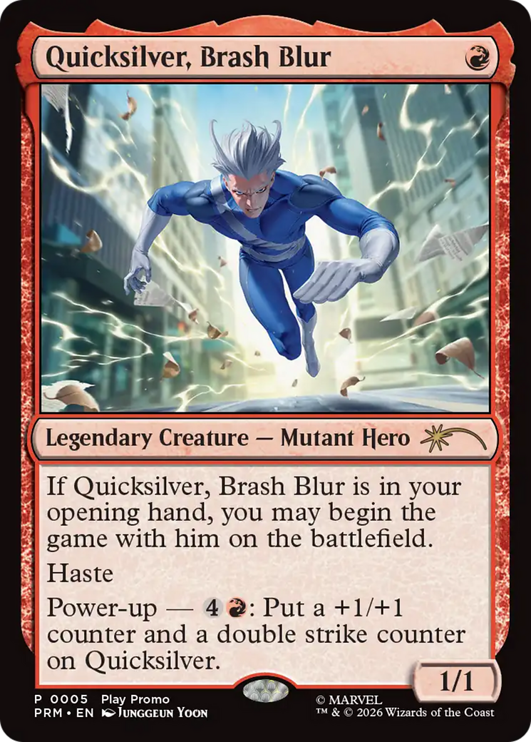 Quicksilver, Brash Blur [Standard Showdown Promos] | Game Master's Emporium (The New GME)