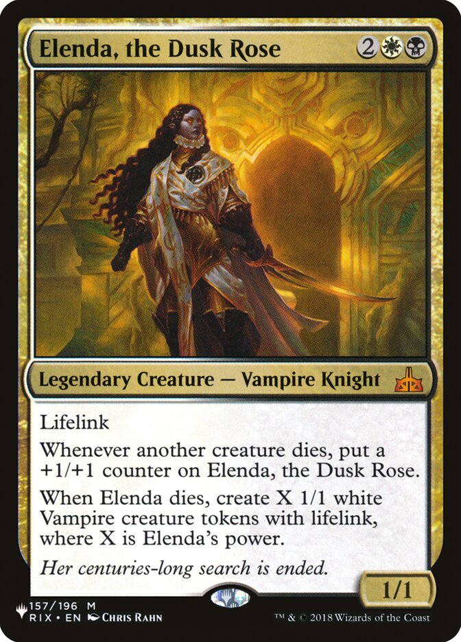 Elenda, the Dusk Rose [The List] | Game Master's Emporium (The New GME)