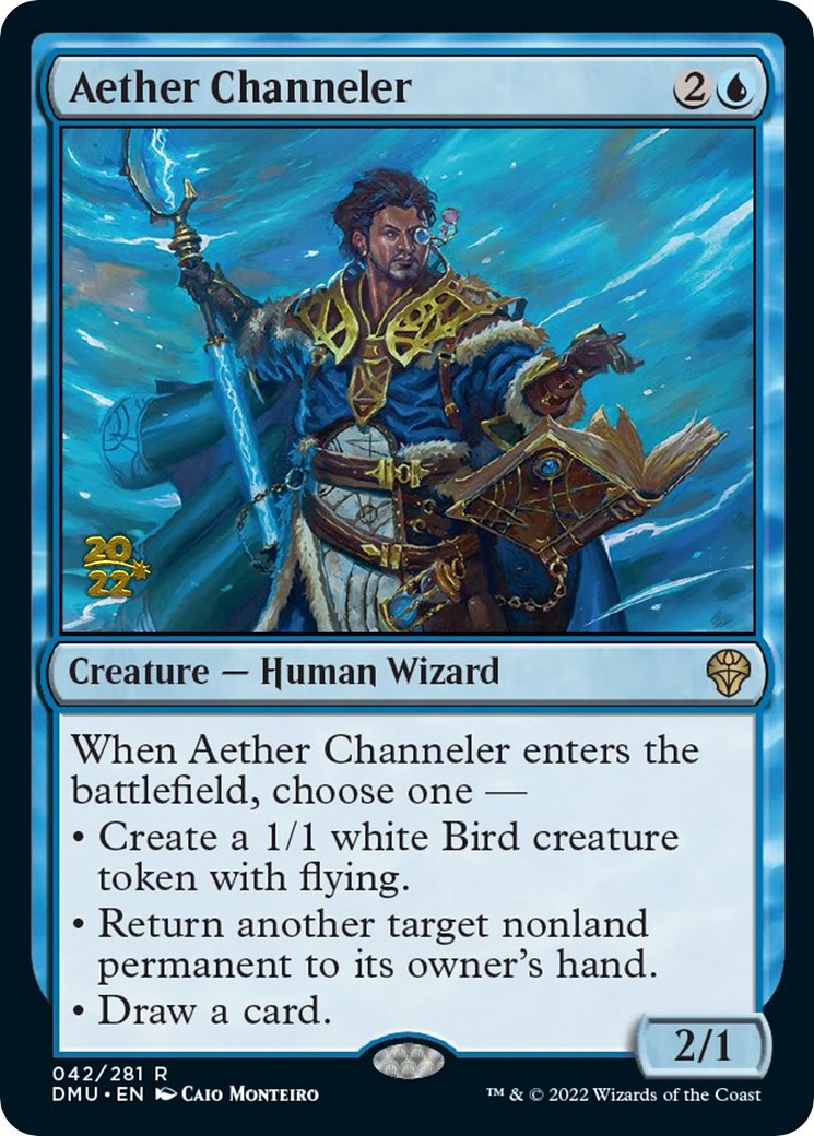 Aether Channeler [Dominaria United Prerelease Promos] | Game Master's Emporium (The New GME)