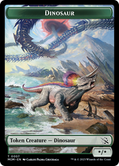 Treasure (21) // Dinosaur Double-Sided Token [March of the Machine Tokens] | Game Master's Emporium (The New GME)