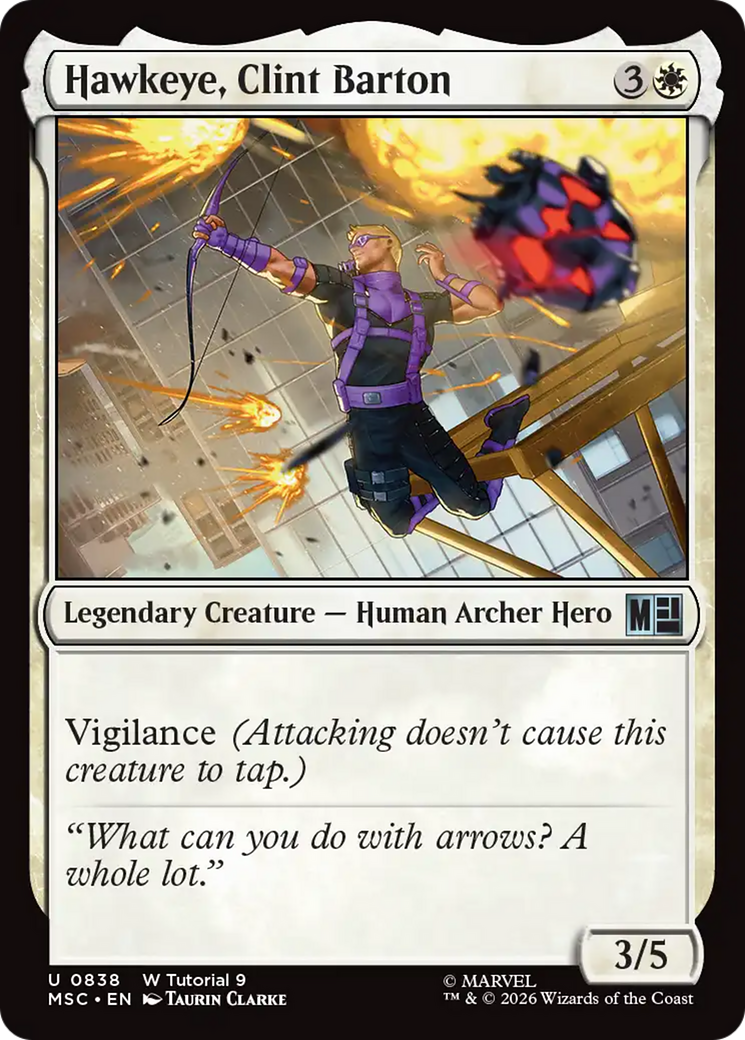 Hawkeye, Clint Barton (0838) [Marvel Super Heroes Commander] | Game Master's Emporium (The New GME)