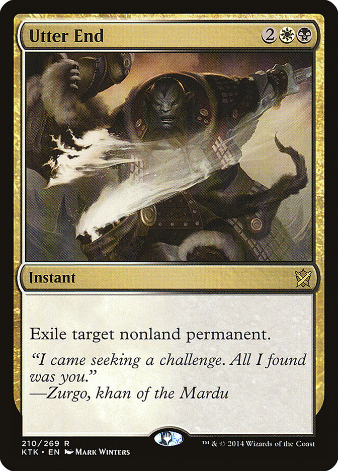 Utter End [Khans of Tarkir] | Game Master's Emporium (The New GME)