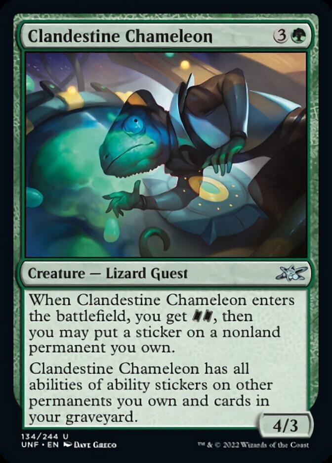 Clandestine Chameleon [Unfinity] | Game Master's Emporium (The New GME)