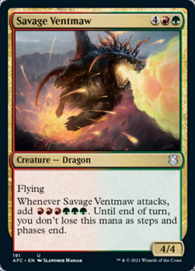 Savage Ventmaw [Dungeons & Dragons: Adventures in the Forgotten Realms Commander] | Game Master's Emporium (The New GME)