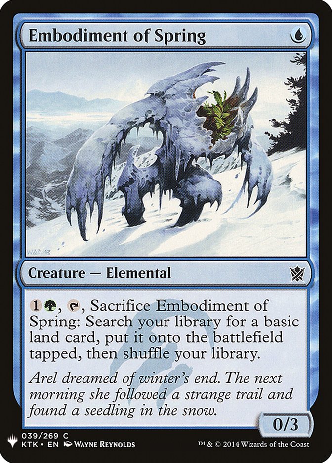 Embodiment of Spring [Mystery Booster] | Game Master's Emporium (The New GME)